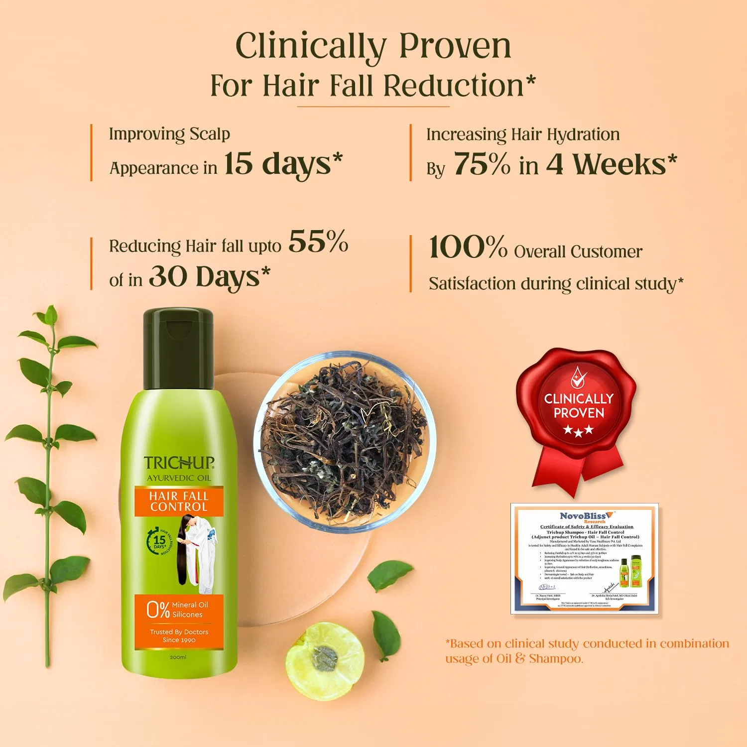 Набор масел Trichup Hair Fall Control Oil (3 x 200 мл) Trichup — фото 2