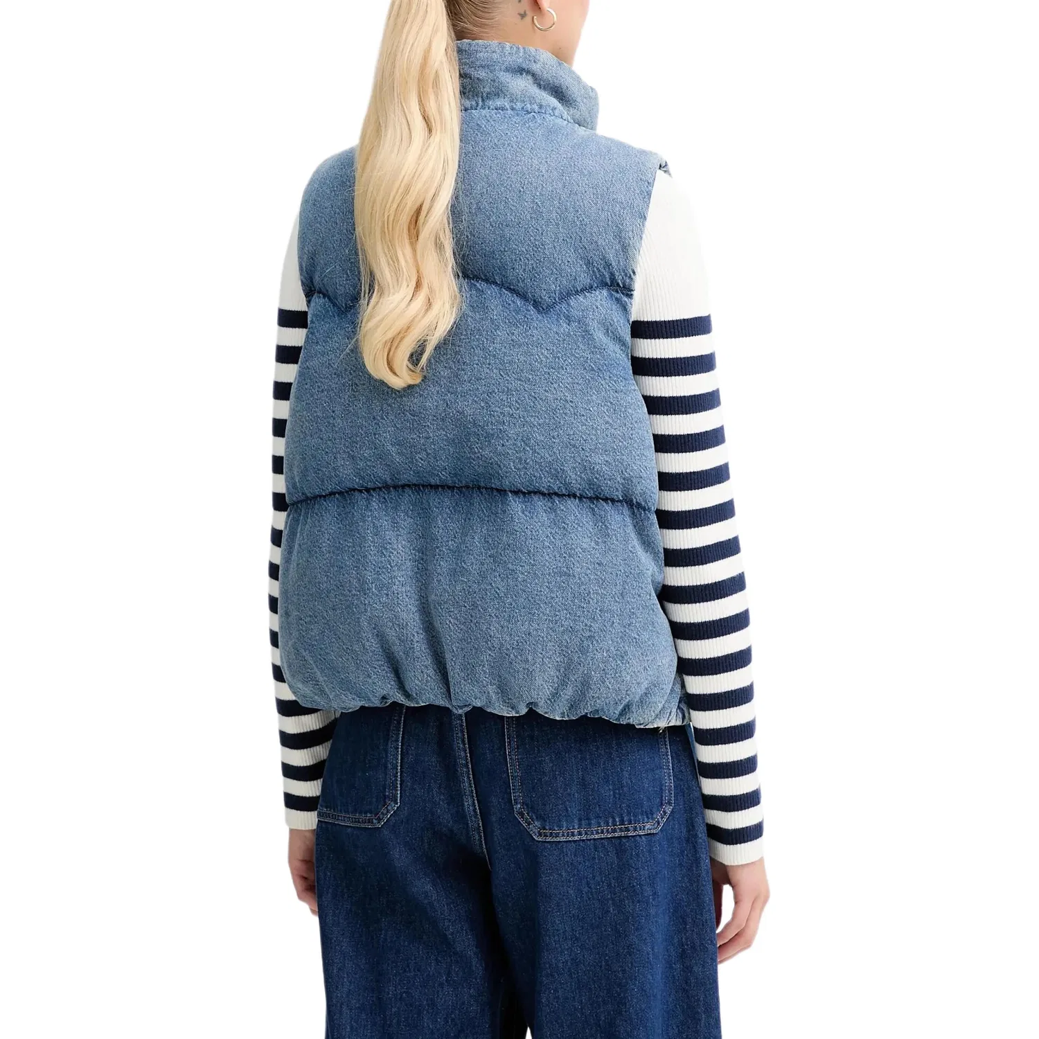 Жилет стеганый Levis Blue — фото 3