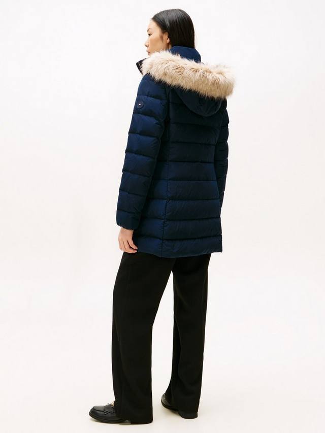 Водоотталкивающая пуховая куртка Tommy Hilfiger, Dark Night Navy — фото 2