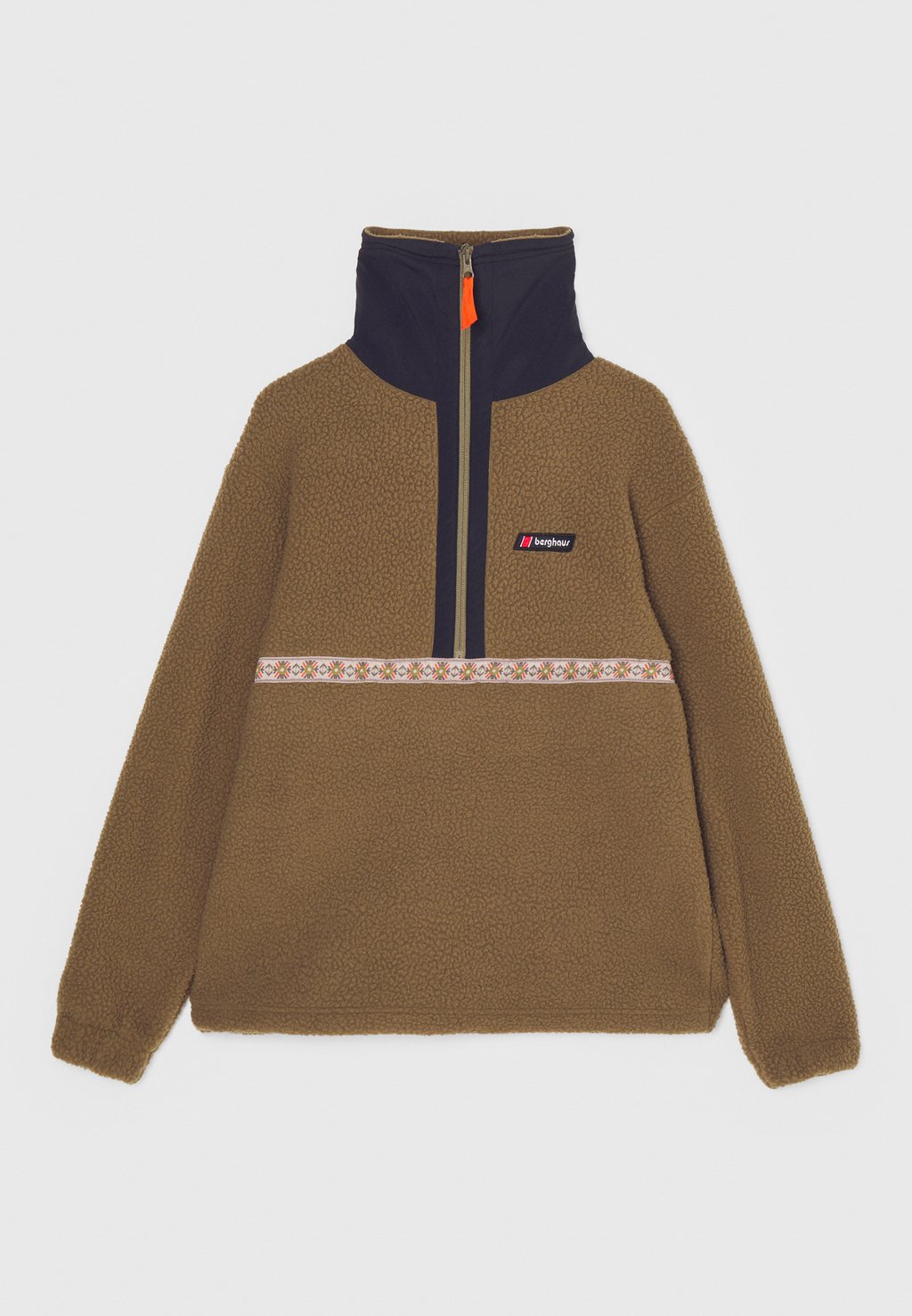 

Флисовая куртка RHYNIE AZTEC HALF ZIP UNISEX Berghaus, бежевый