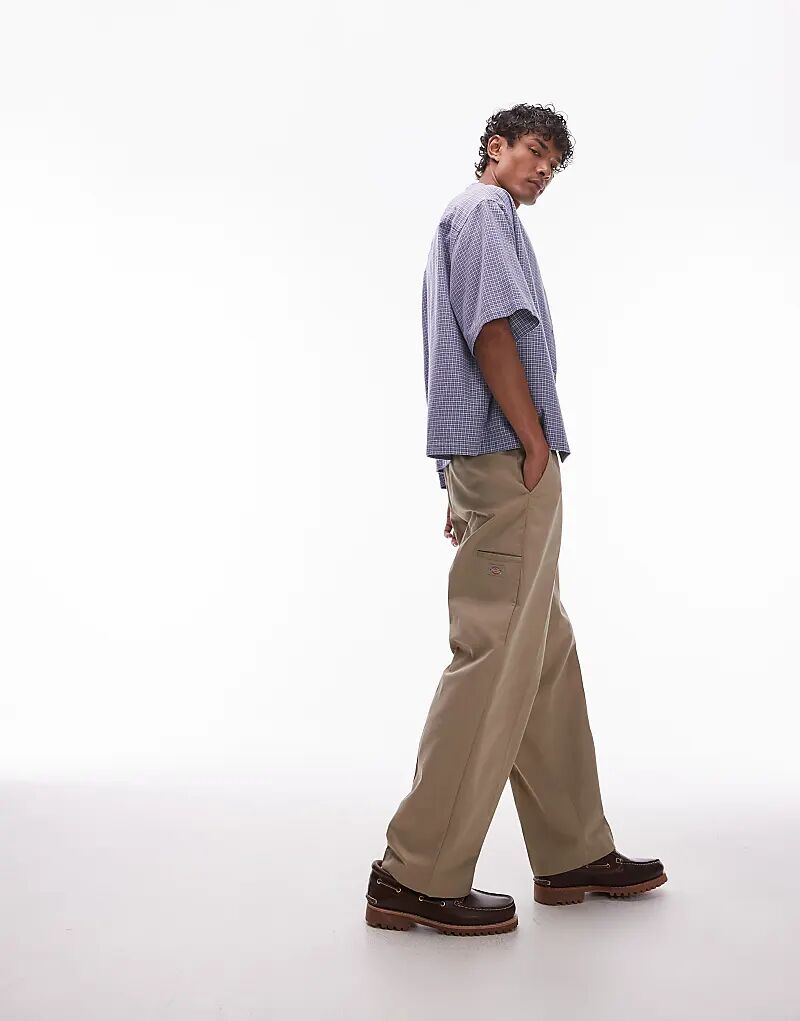 

Свободные рабочие брюки Dickies 247 светло-коричневого цвета