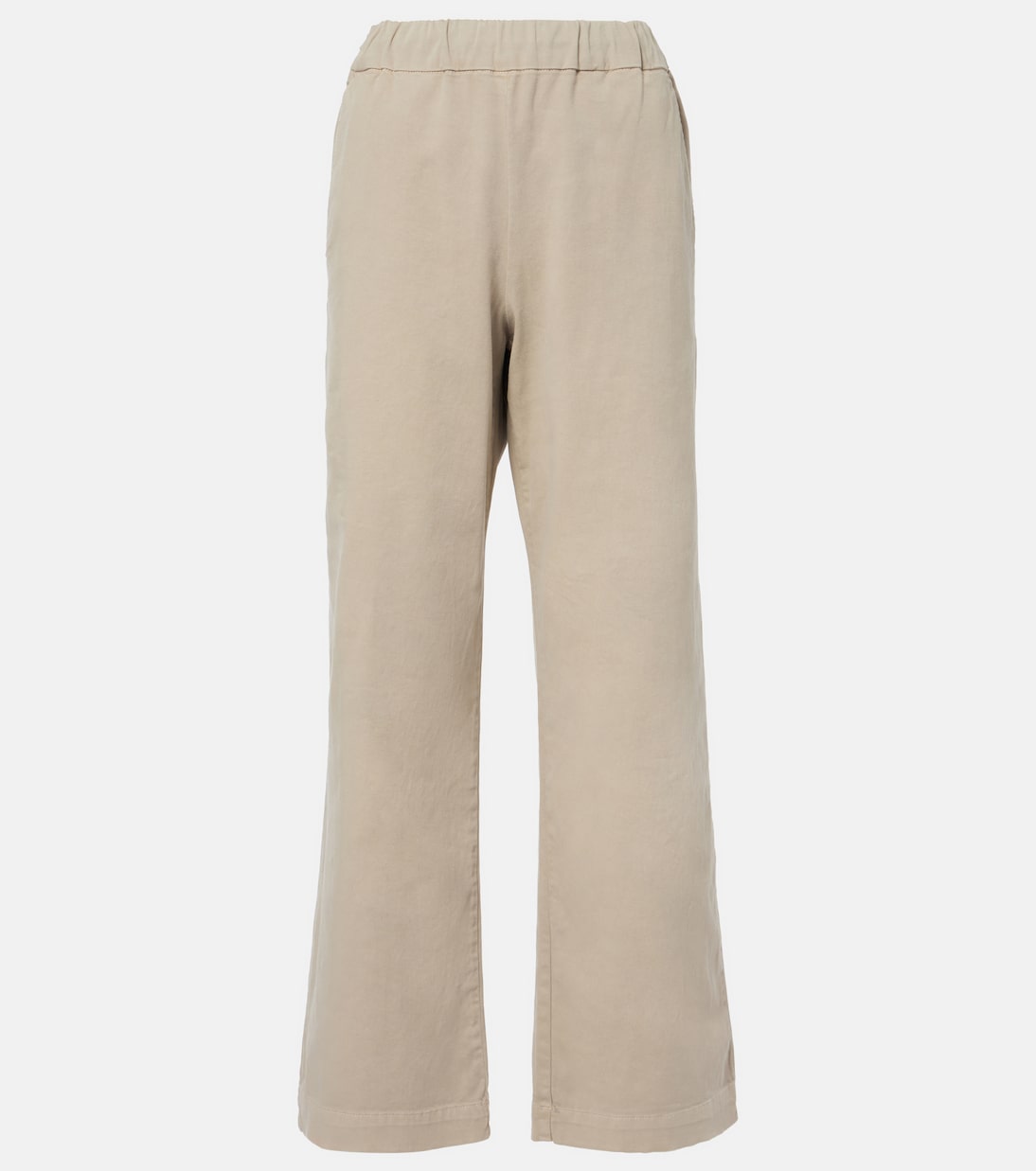 

Прямые брюки Naya из хлопчатобумажной саржи Velvet, Oyster