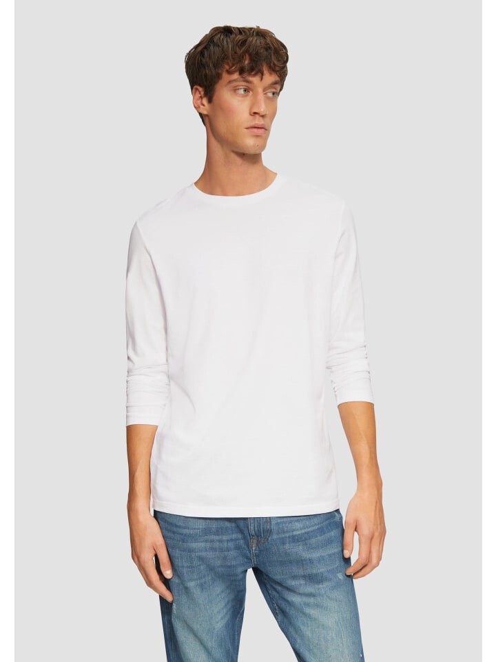 

Футболка s.Oliver T-Shirt langarm, белый