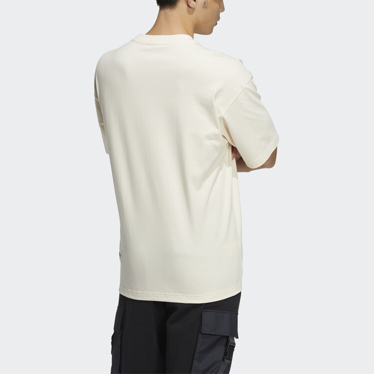 Футболка мужская Off White Adidas Originals, кремовый — фото 3