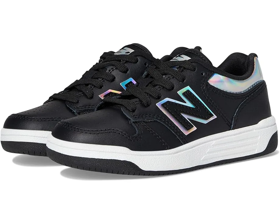 Кроссовки New Balance Kids B480 (Little Kid), Black/White