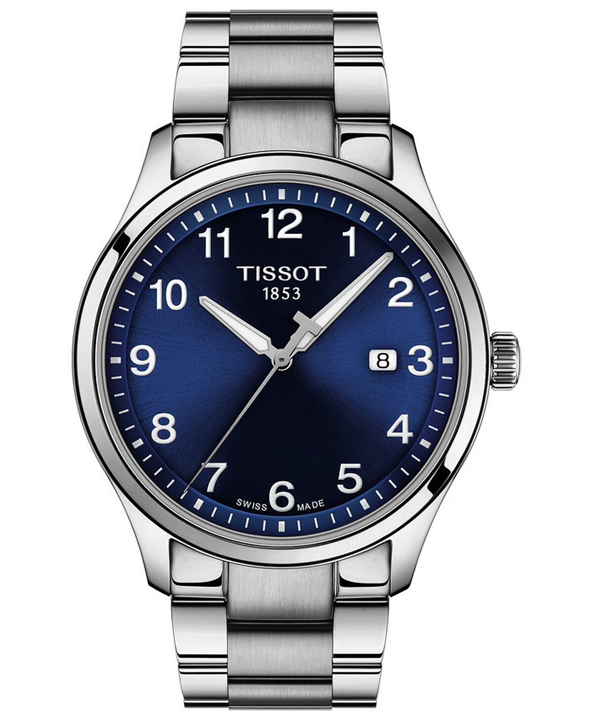 

Мужские швейцарские часы Gent XL с браслетом из нержавеющей стали 42 мм Tissot