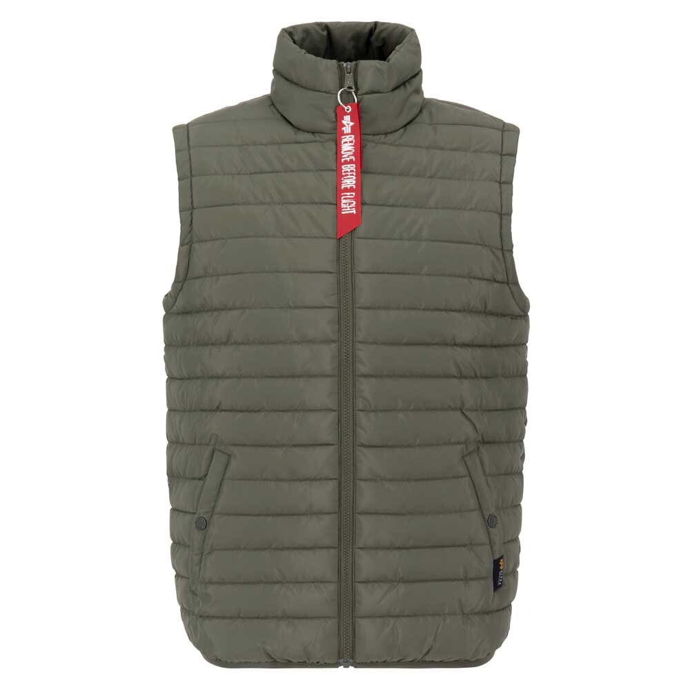 

Жилет Alpha Industries Puffer ULW Vest, зеленый