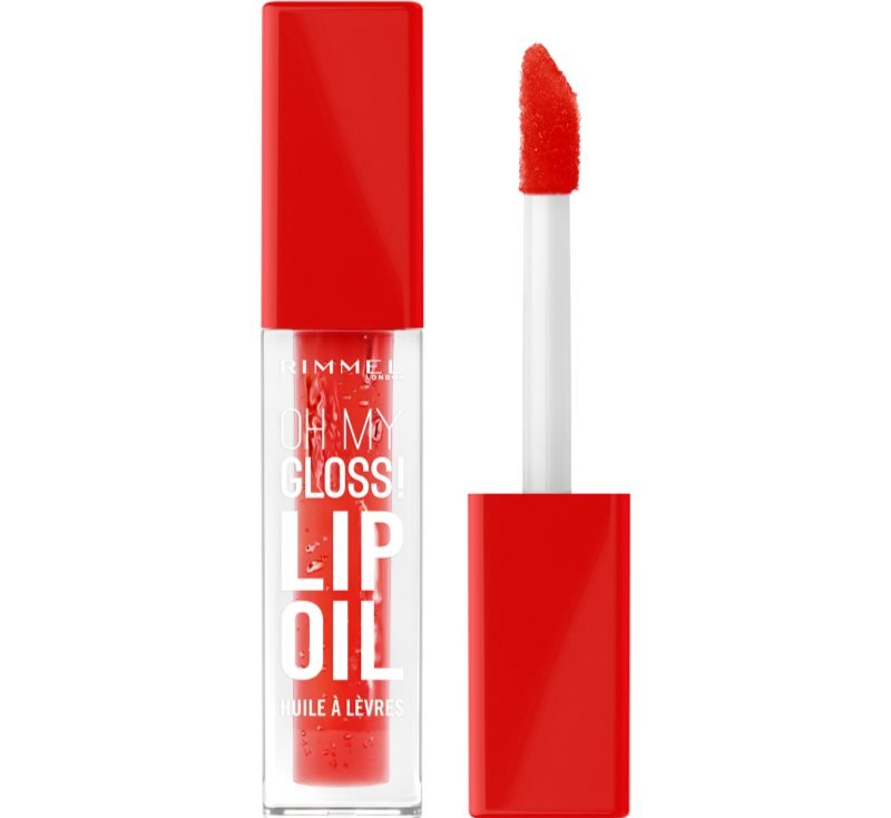

Rimmel, Reg Oh My Gloss Lip Oil, блеск для губ, 004 Vivid Red