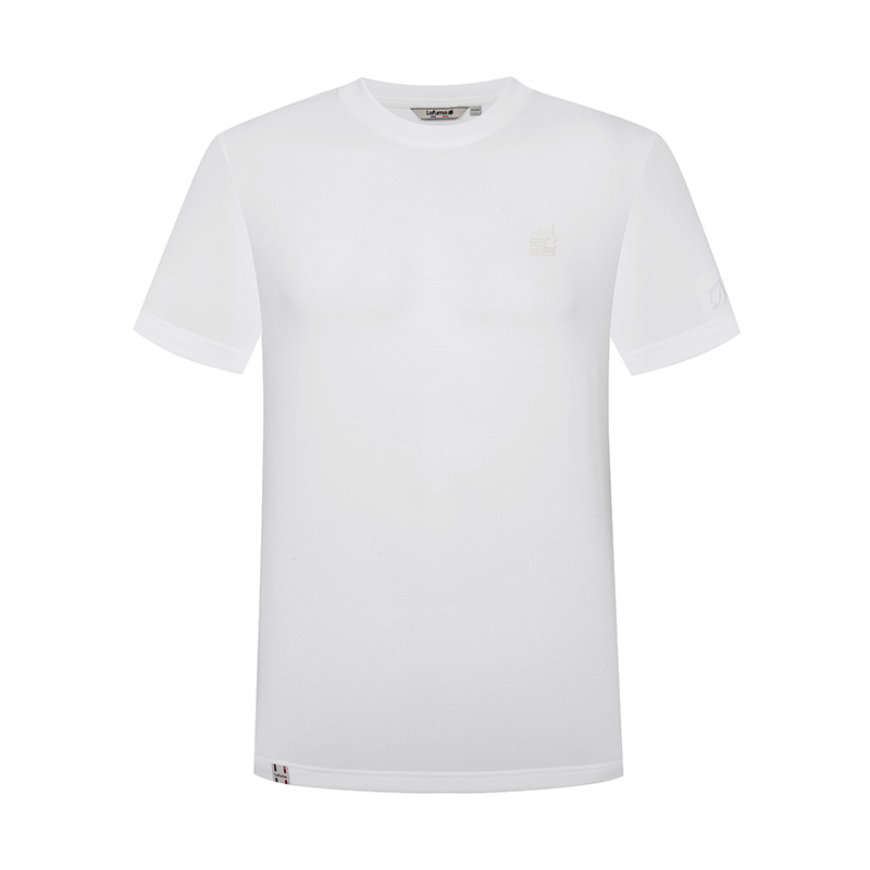 

Мужские футболки с круглым вырезом, умеренно прямой крой Lafuma, белый