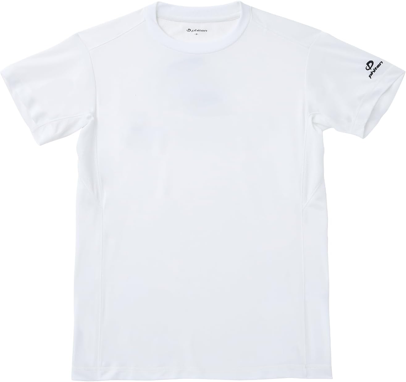 

Футболка Phiten RAKU, с коротким рукавом, однотонная, унисекс, белый