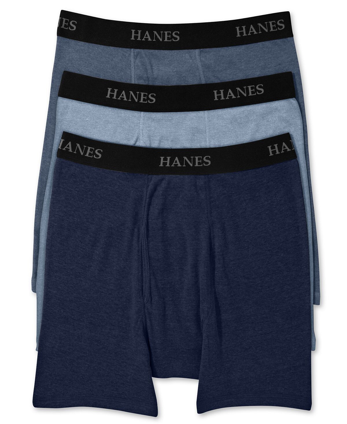 

Мужские большие и высокие, 3 шт. Боксерские трусы Hanes