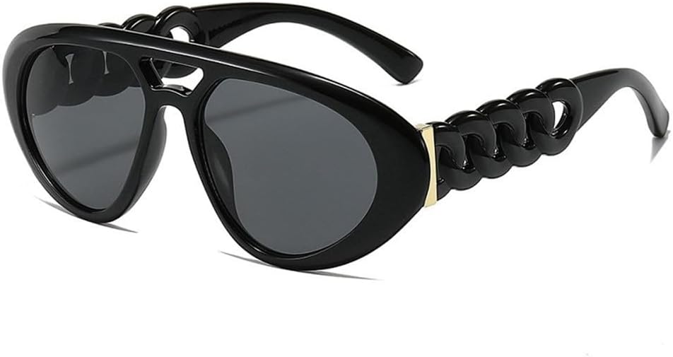 

Овальные солнцезащитные очки для женщин и мужчин, цветные линзы, поликарбонатная оправа, винтажный стиль, универсальные солнцезащитные очки с защитой от УФ-излучения UV400 VFDHN, C1