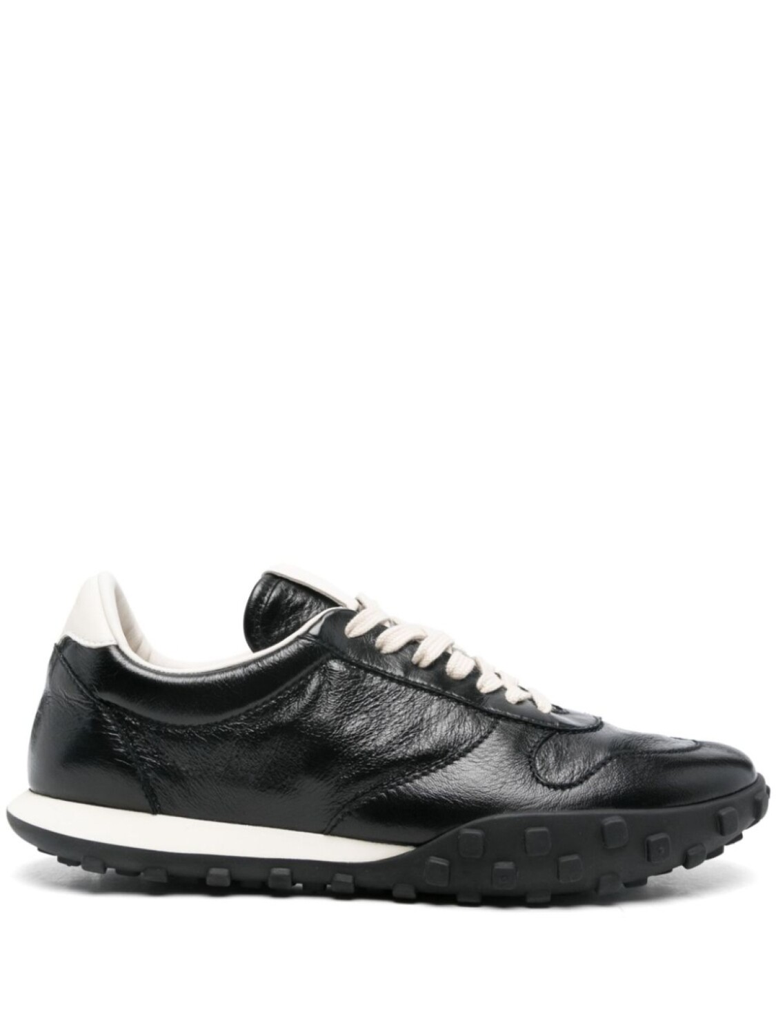 

Кожаные кроссовки Jil Sander, черный