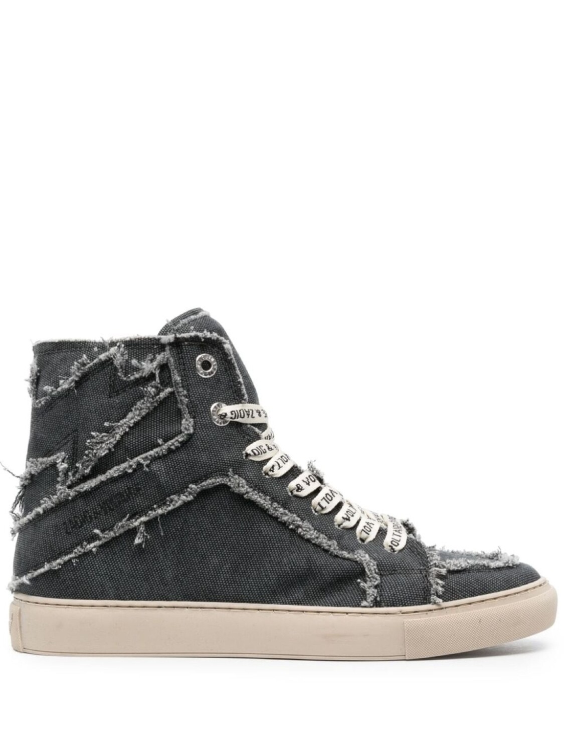 

Zadig&Voltaire высокие кеды Flash, черный