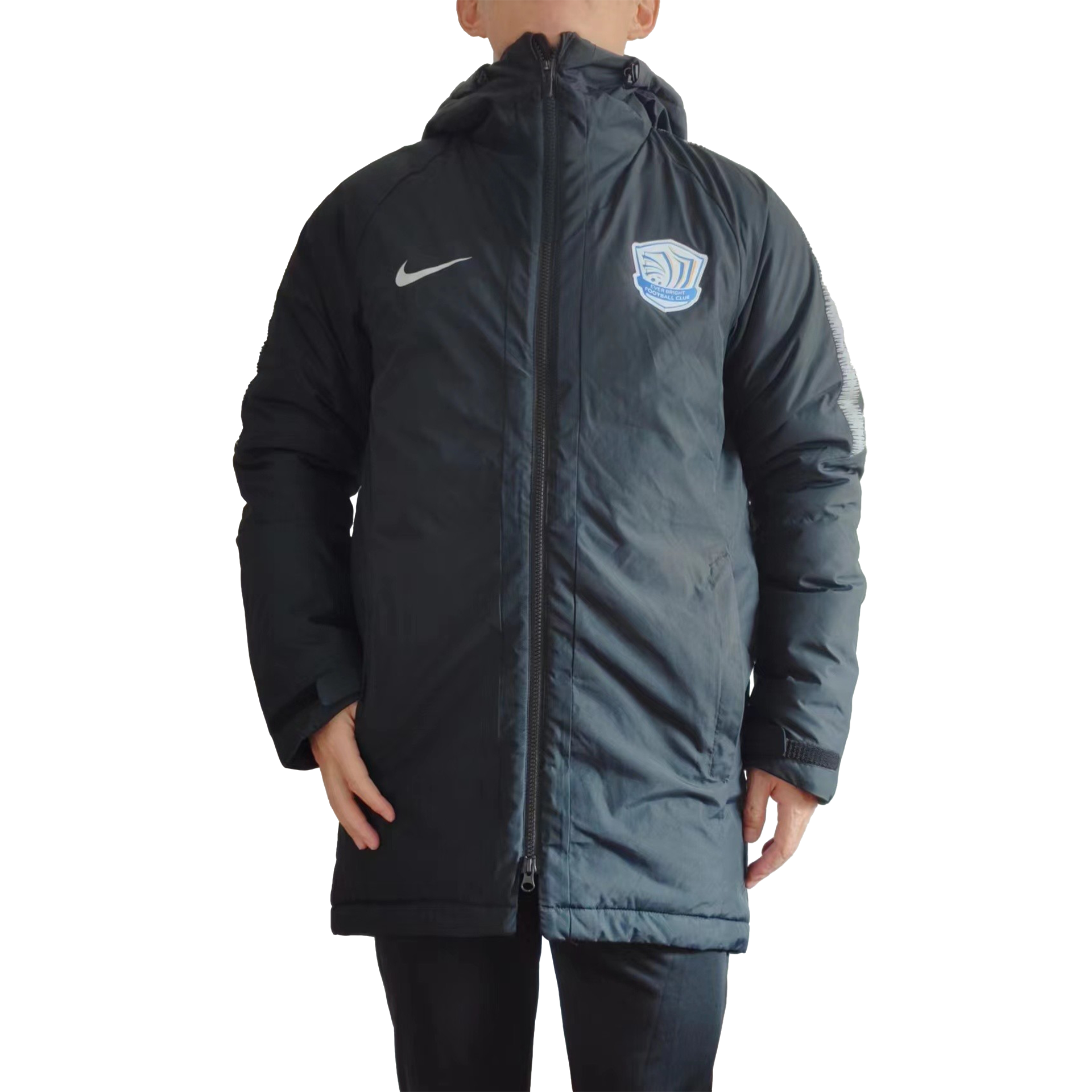 Пуховик Sports Life Collection Unisex Nike, черный (chinese football super league player edition nike classic tail adhesive tab) — фото 2
