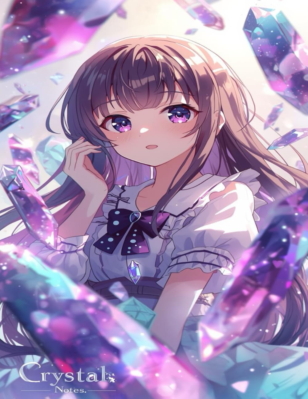 

Crystal Notes - Anime Magical Notebook: Crystal Notes - Cuaderno Anime Mágico (Spanish Edition) (Independently published)