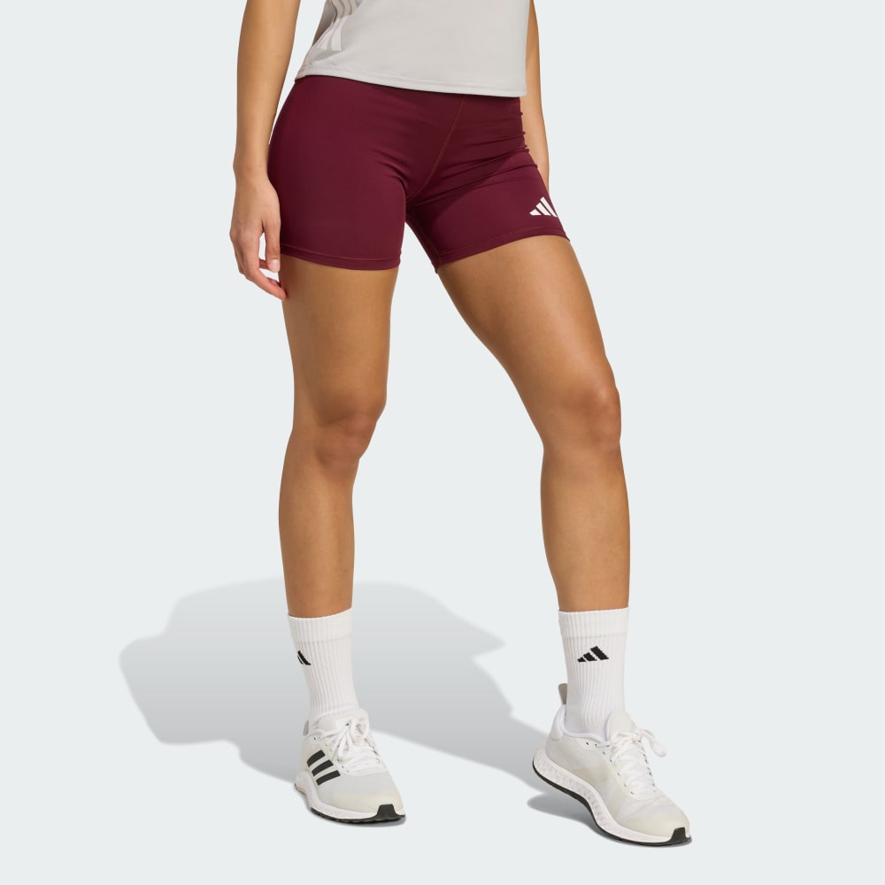 Спортивные шорты-леггинсы Adidas TECHFIT Volleyball Shorts, цвет Team Maroon 2 — фото 3