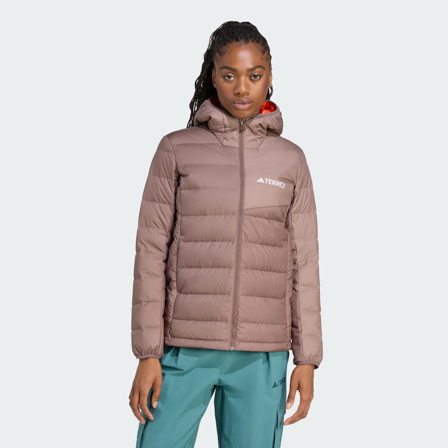 Куртка для активного отдыха ADIDAS TERREX Multi Light Down CLIMAWARM Hooded, Brocade — фото 2