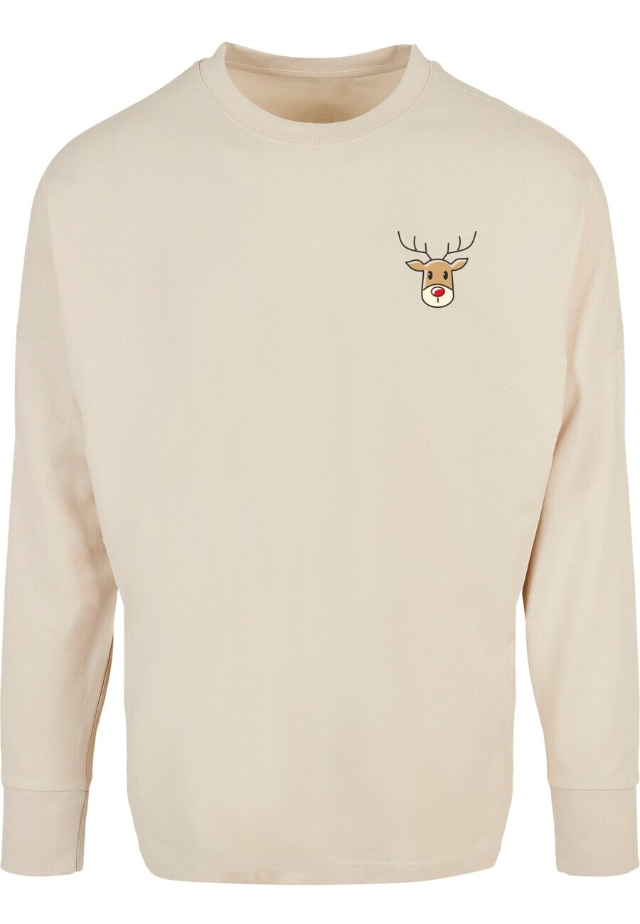 

Лонгслив Merchcode Shirt Christmas Cute Deer, песочный