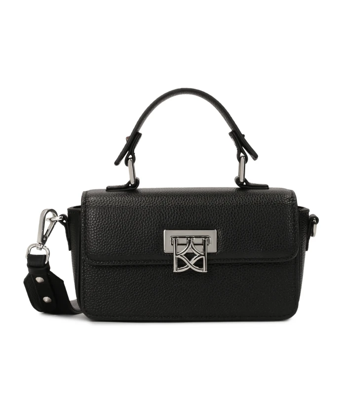 

Черная сумка жесткой, правильной формы. Kazar, черный