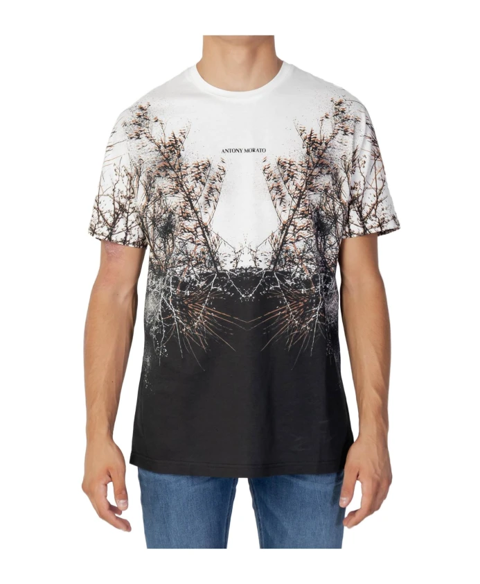 

Белая футболка с круглым вырезом и принтом в виде деревьев Antony Morato, мультиколор, Белый, Белая футболка с круглым вырезом и принтом в виде деревьев Antony Morato, мультиколор