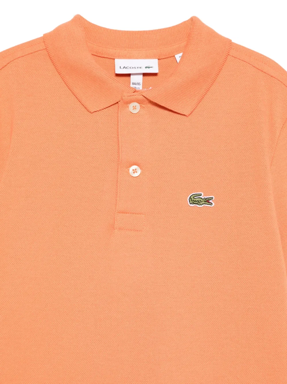 Рубашка поло из пике Lacoste Kids, оранжевый — фото 3