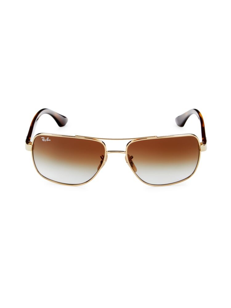 

Солнцезащитные очки-авиаторы 16MM Ray-Ban, цвет Dark Brown