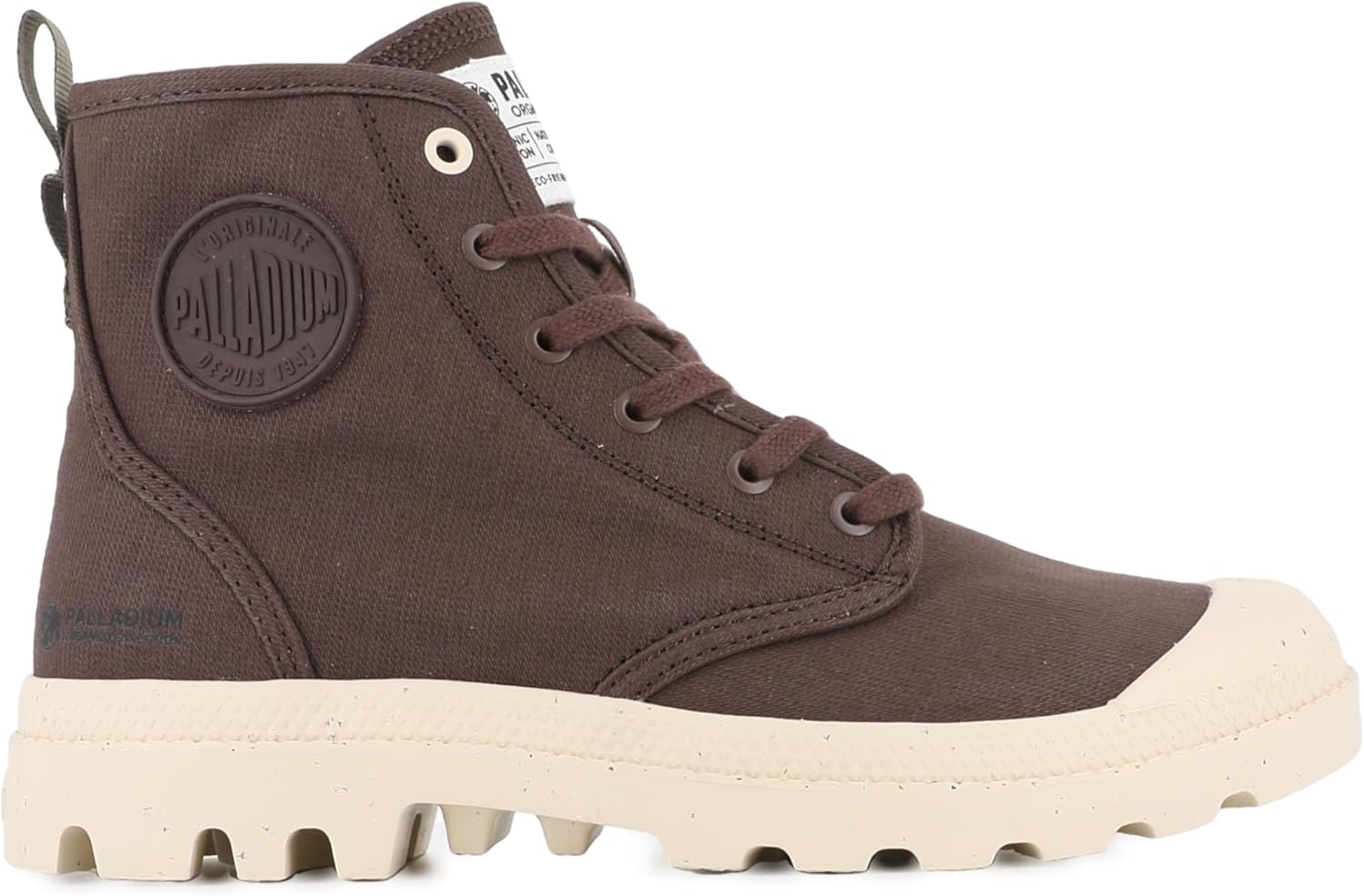 

Кроссовки Palladium Pampa Hi Zip Organic, унисекс, коричневый