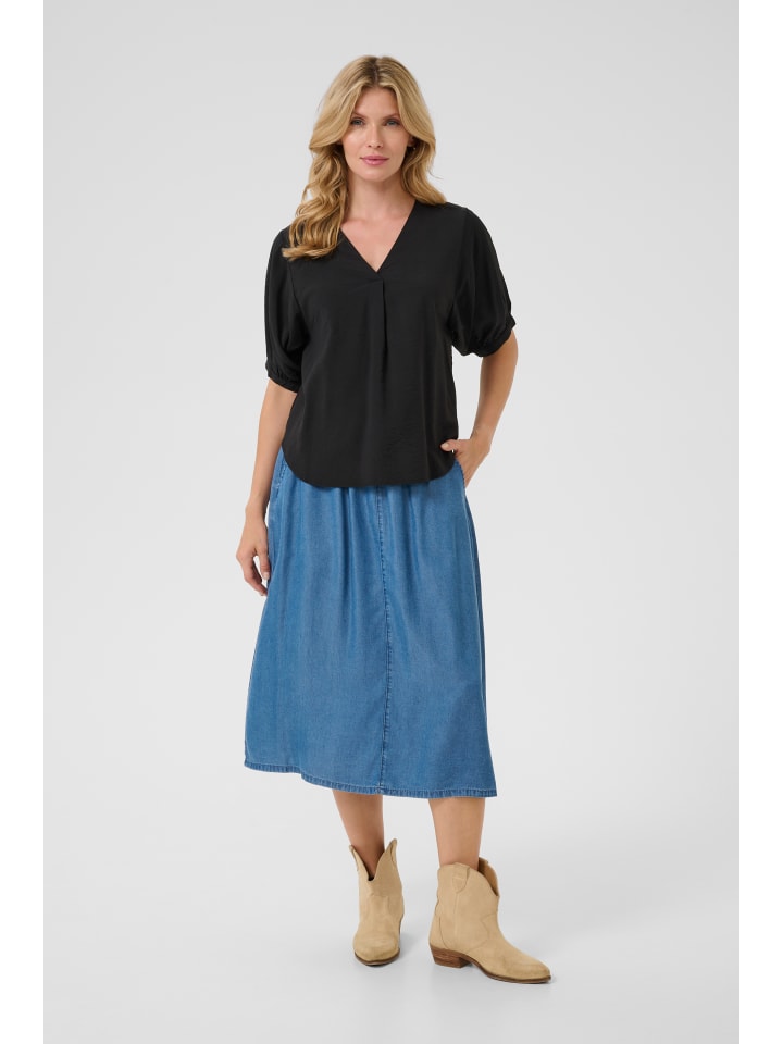 

Блузка с короткими рукавами CRIrina, стандартный крой, цвет Pitch Black Cream