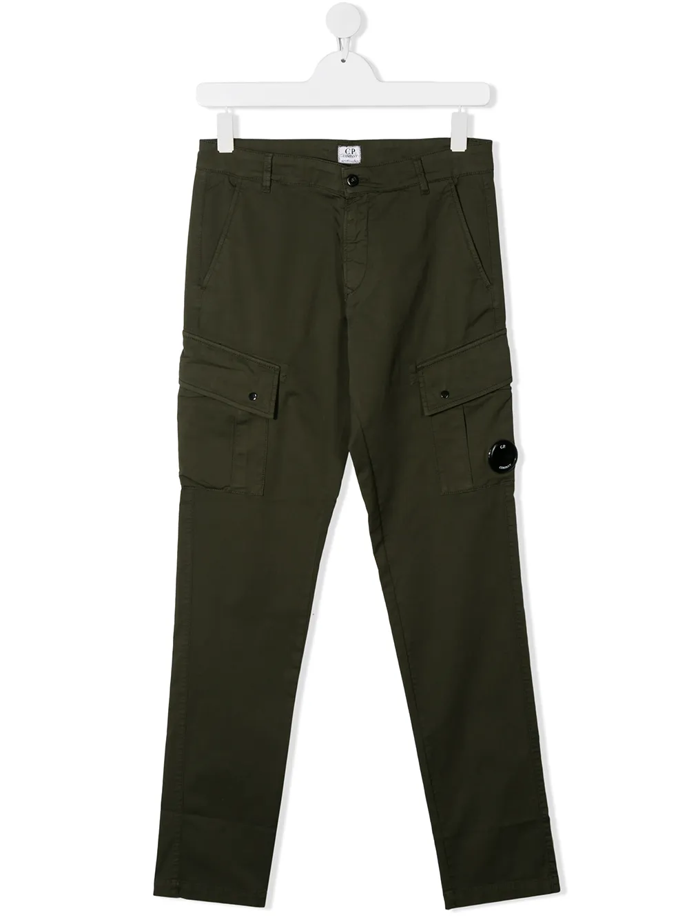 

Брюки карго с линзами C.P. Company Kids, зеленый