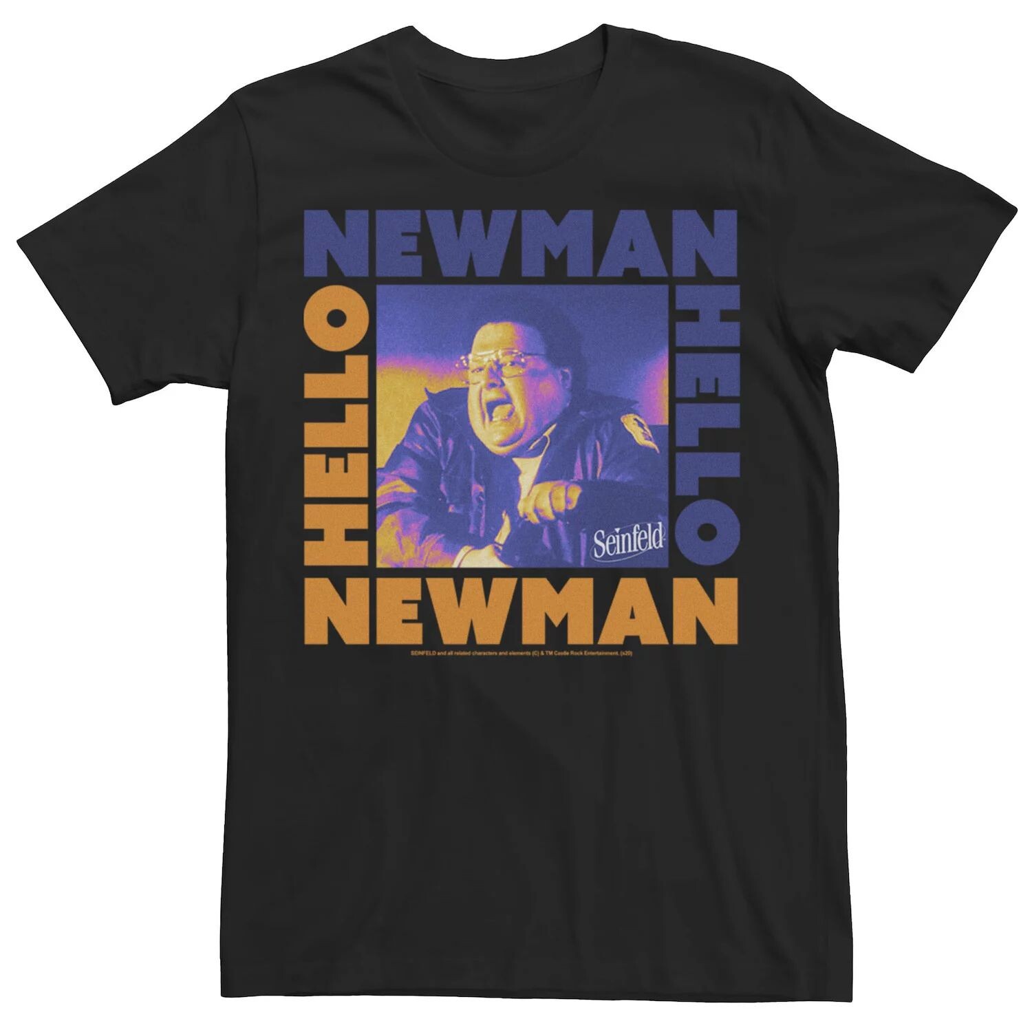 

Мужская квадратная футболка Seinfeld Newman Hello Portrait Licensed Character