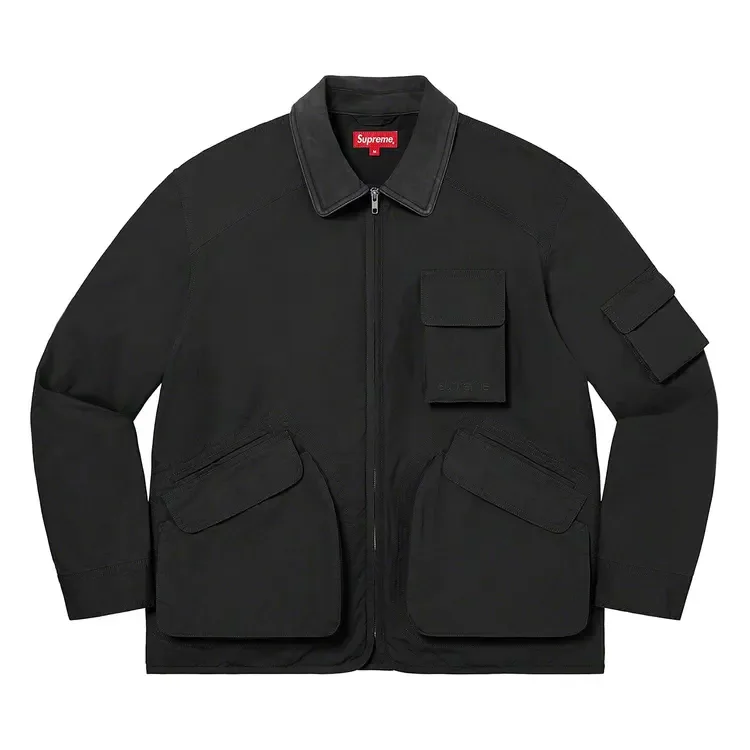 Куртка Supreme Cotton Utility Jacket, цвет «черный»