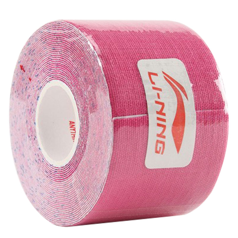 

Кинезиологические тейпы Хлопок, Эластан Унисекс LINING, розово-красный 1 Roll