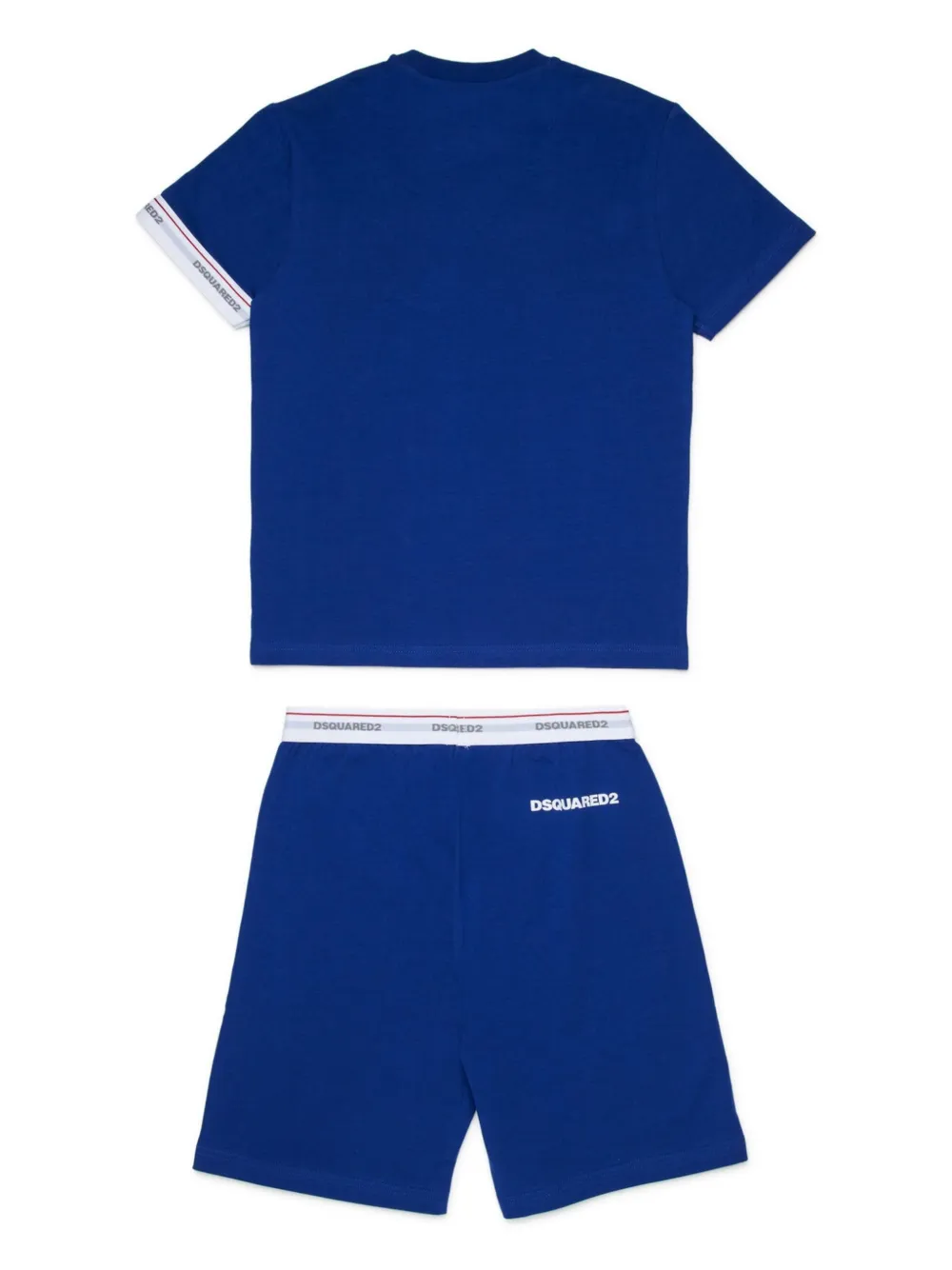 Комплект из трех трусов-брифов с логотипом Dsquared2 Kids, синий — фото 2