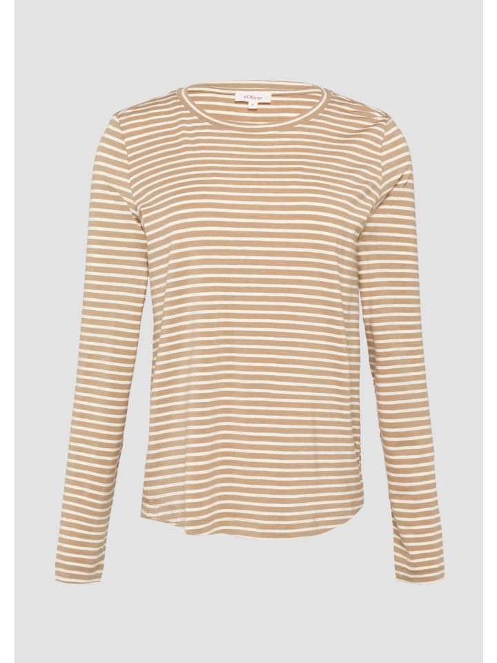 

Футболка 83G2_светло-коричневая s.Oliver, Коричневый, Футболка 83G2_светло-коричневая s.Oliver