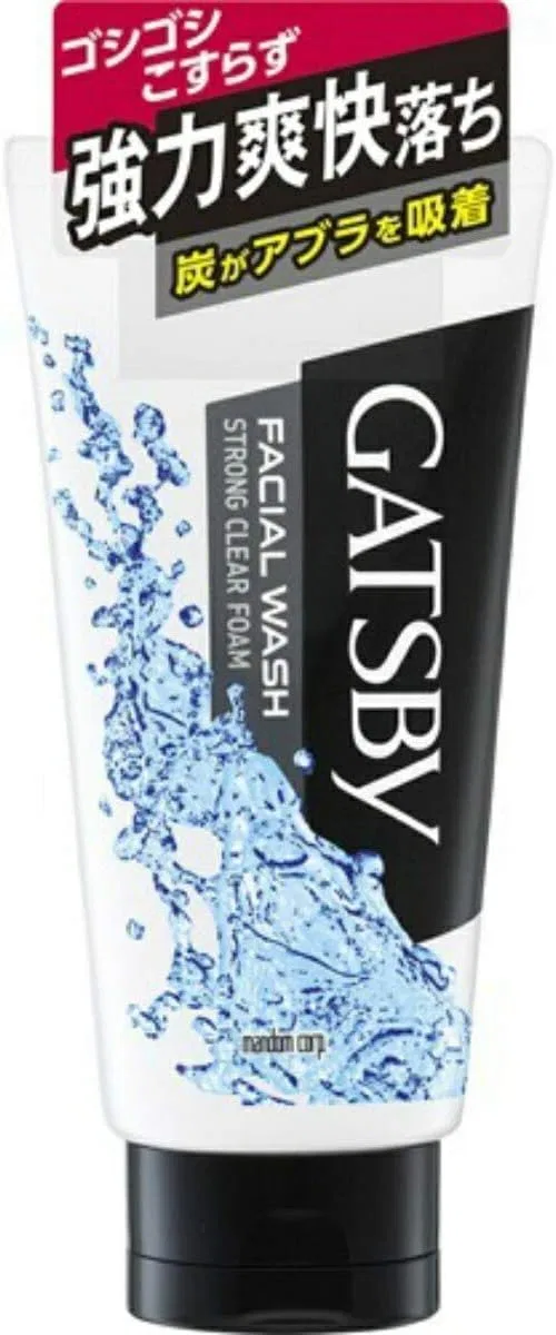 Гель для умывания Gatsby (Gyattsubī) — Strong Clear Foam, 130 г