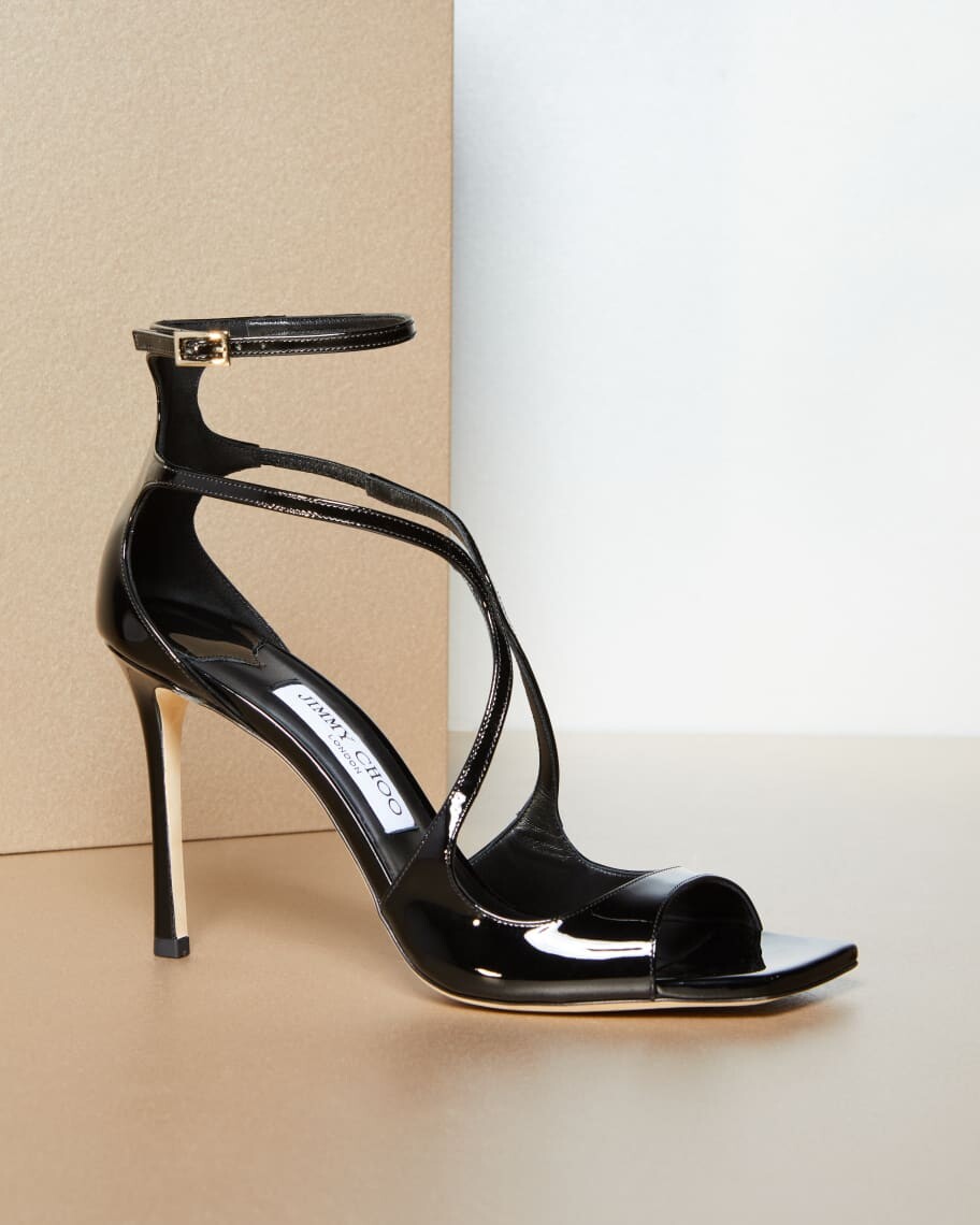 Лакированные сандалии Azia с ремешком на щиколотке Jimmy Choo — фото 2