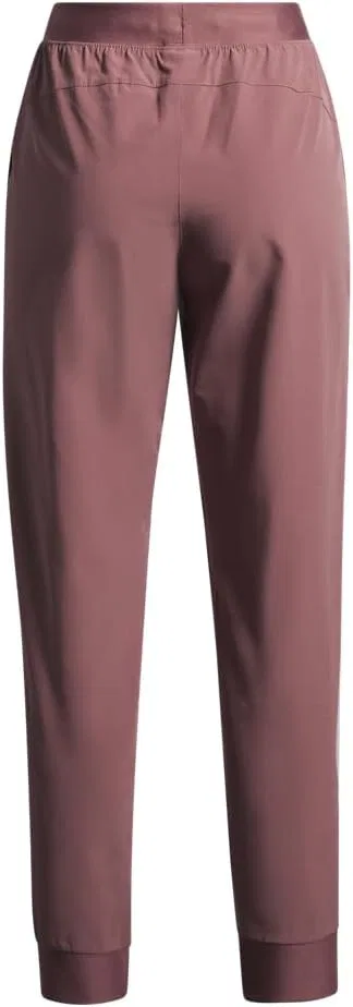 Детские спортивные брюки Under Armour Armoursport Woven Joggers, (651) Maroon Mist//Tourmaline Pink — фото 2