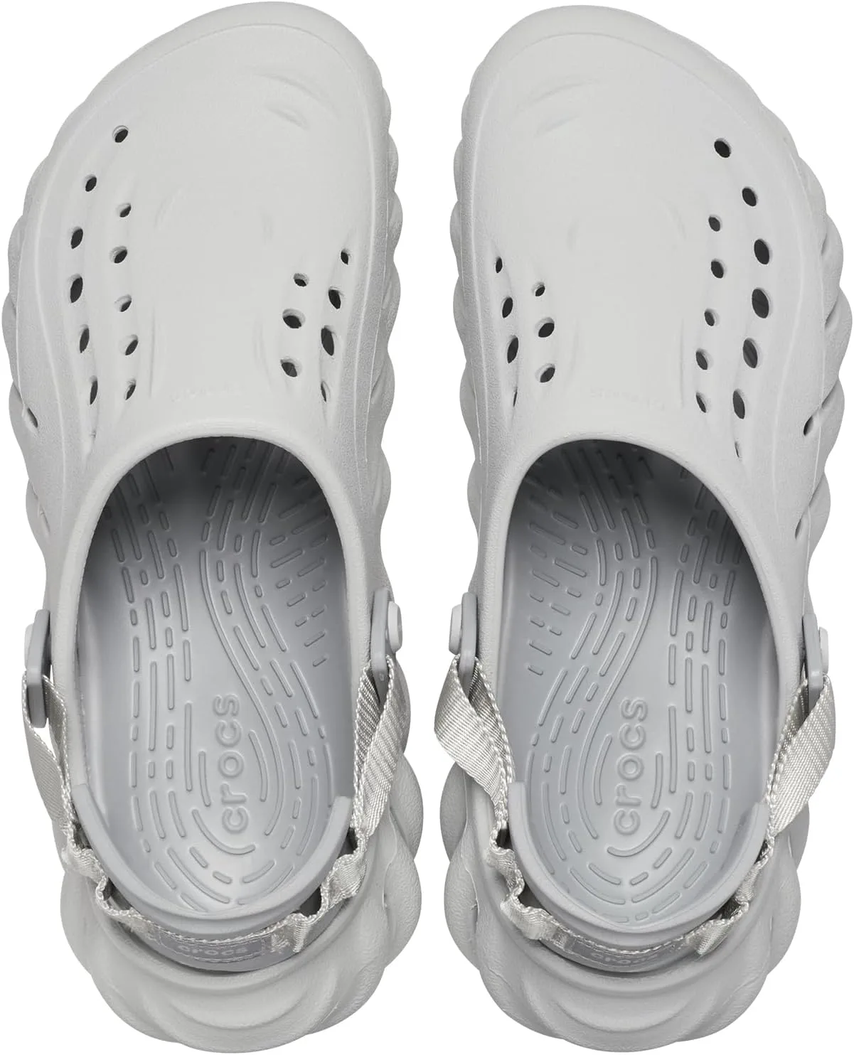 Сабо Crocs Unisex Echo Clogs Wooden Shoes, цвет Atmosphere — фото 3