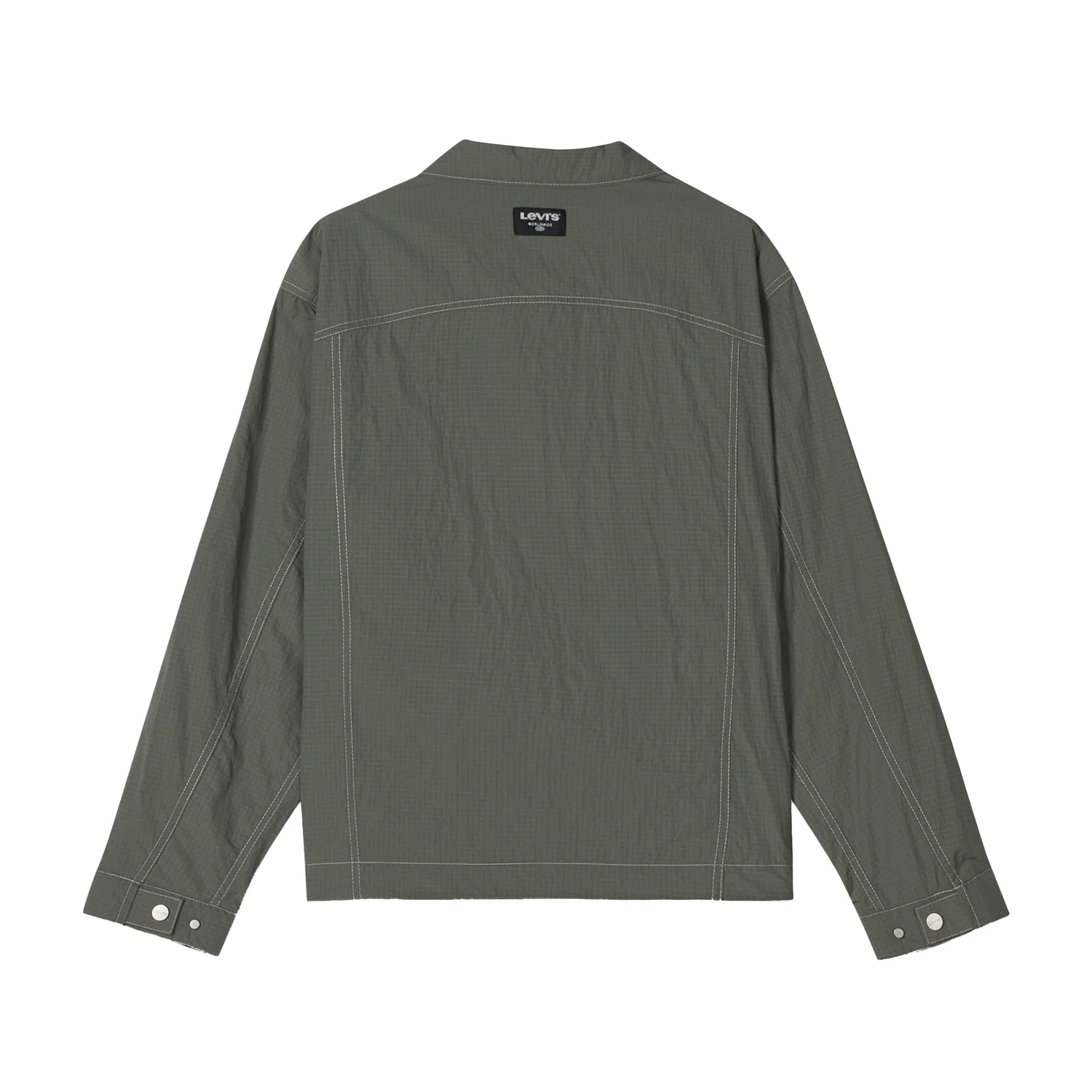 Джинсовая куртка унисекс green thin Levis — фото 3