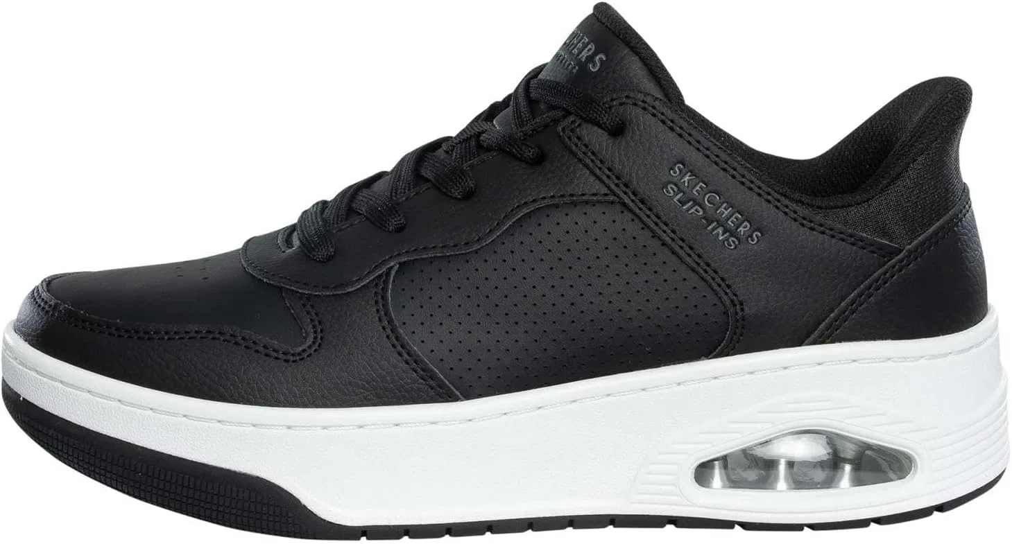 Мужские кроссовки Skechers UNO Court-Acacia Hands Free Slip-ins, черный — фото 2