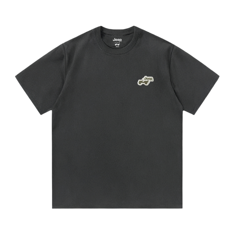 

Футболка с круглым вырезом для школьников Jeep, темно-серый
