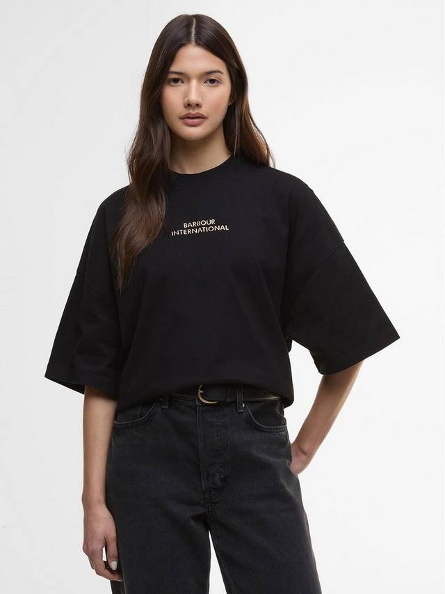 

Футболка International Kaia Logo Barbour, Black