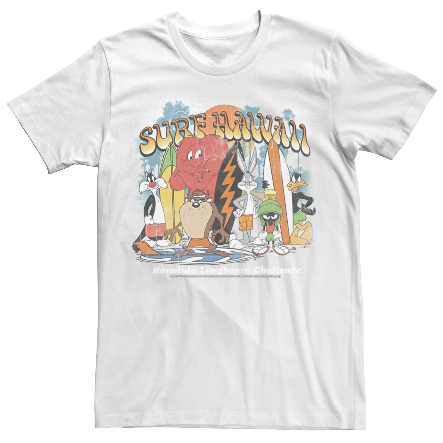 

Мужская футболка Looney Tunes Group Shot Surf Hawaii Licensed Character