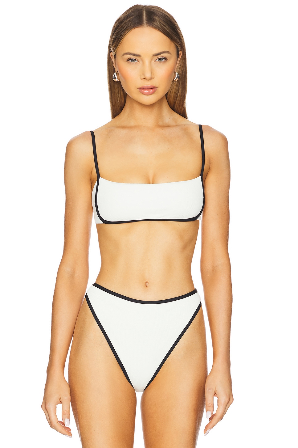 

Топ бикини Hazel Lspace, cream & black