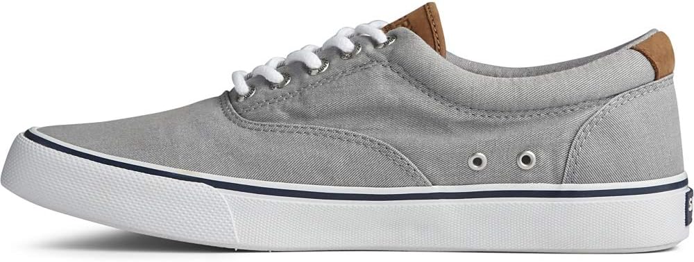 Мужские лодочные туфли Sperry Halyard с двумя отверстиями, серый — фото 2