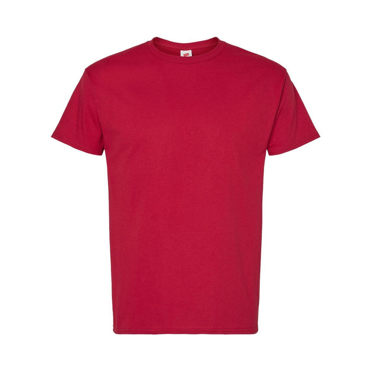 

Футболка Hanes Essential-T, цвет Athletic Crimson