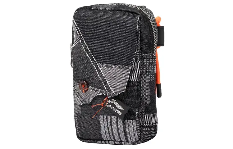 

LiNing Тканевая сумка через плечо малая квадратная унисекс серая, Gray