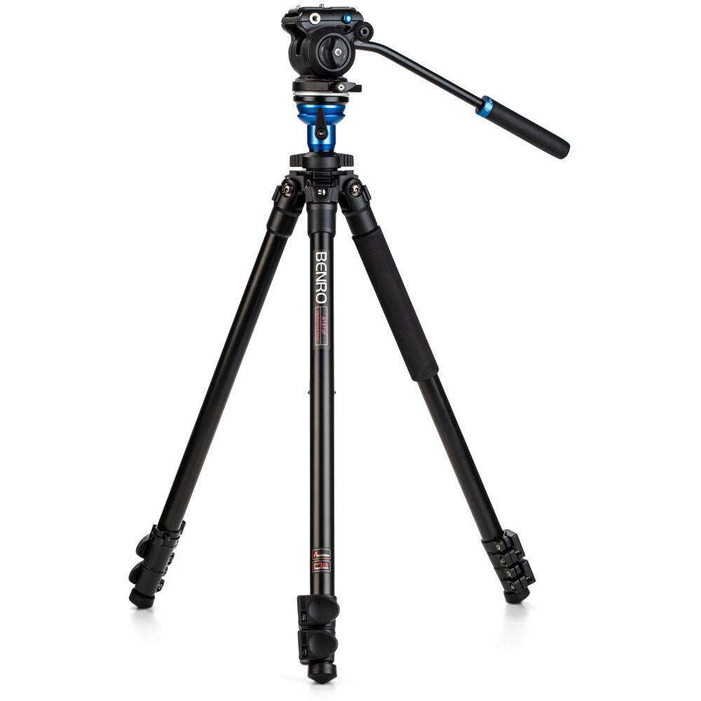 

Алюминиевый штатив Benro с видеоголовкой S2 PRO 60 мм с плоским основанием
