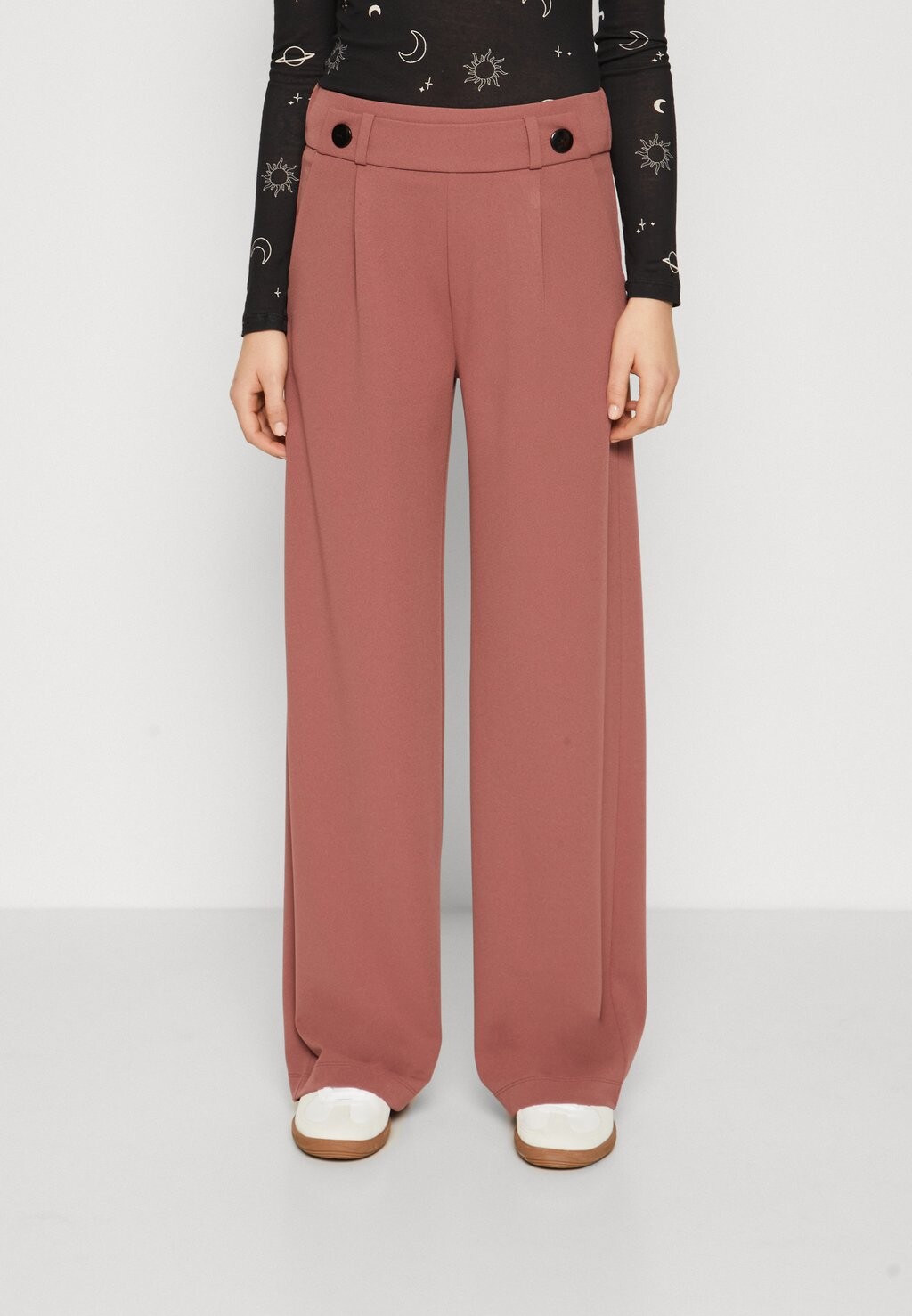 

Брюки Jdygeggo New Long Pant JDY, цвет rose brown/black